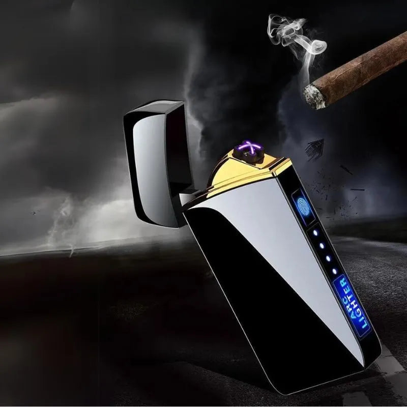 Bricheta LCD Reincarcabila cu Arc Dublu