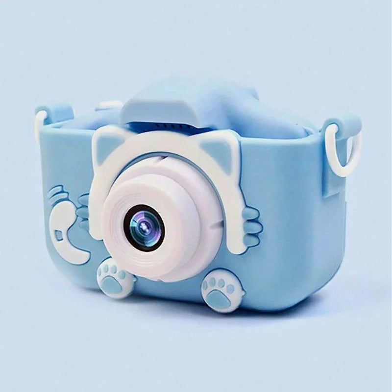 Camera foto pentru copii Smart Fun Albastru, 96 MP, Ecran 2.0 inch, 64 GB SD, 1080P HD