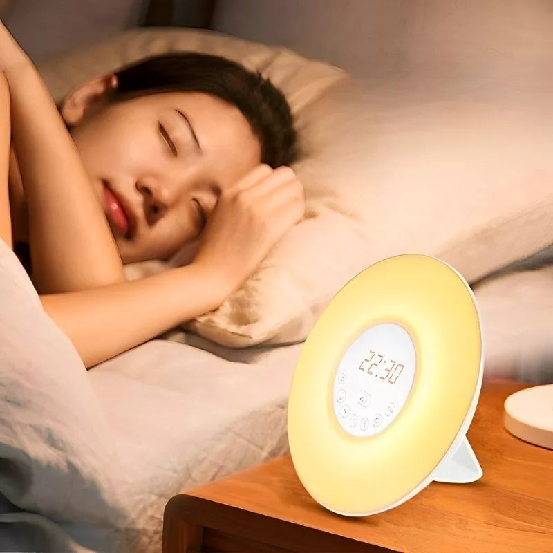Ceas DESTEPTator Zori de zi cu lumina si radio