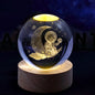 Lampa Glob de Cristal Astronaut pe Luna