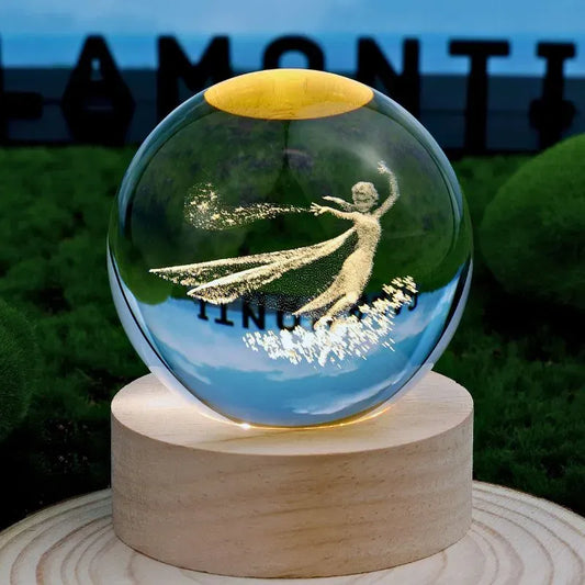 Lampa Glob de Cristal Zana Dansatoare