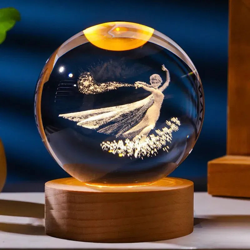 Lampa Glob de Cristal Zana Dansatoare